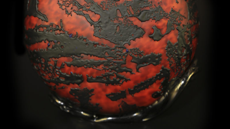 The Lava Crust Kilauea Vase